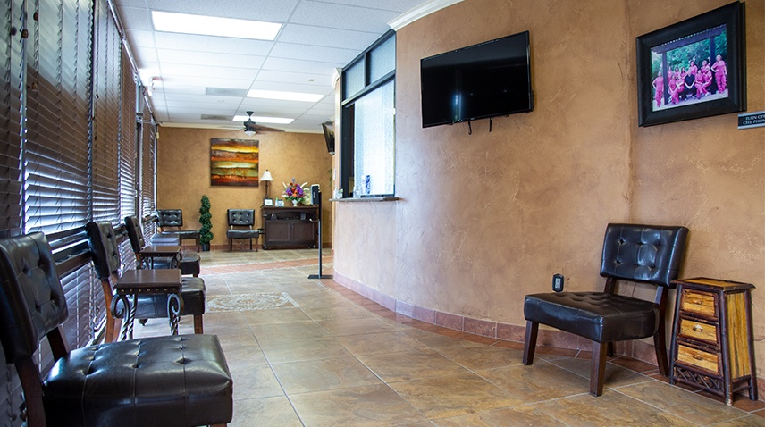 Reception area at Robert A. Whitmore DDS dental office