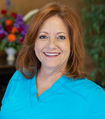 Dental hygienist Andrea