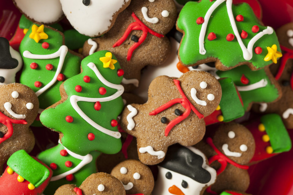 an assortment of holiday foods in Arlington